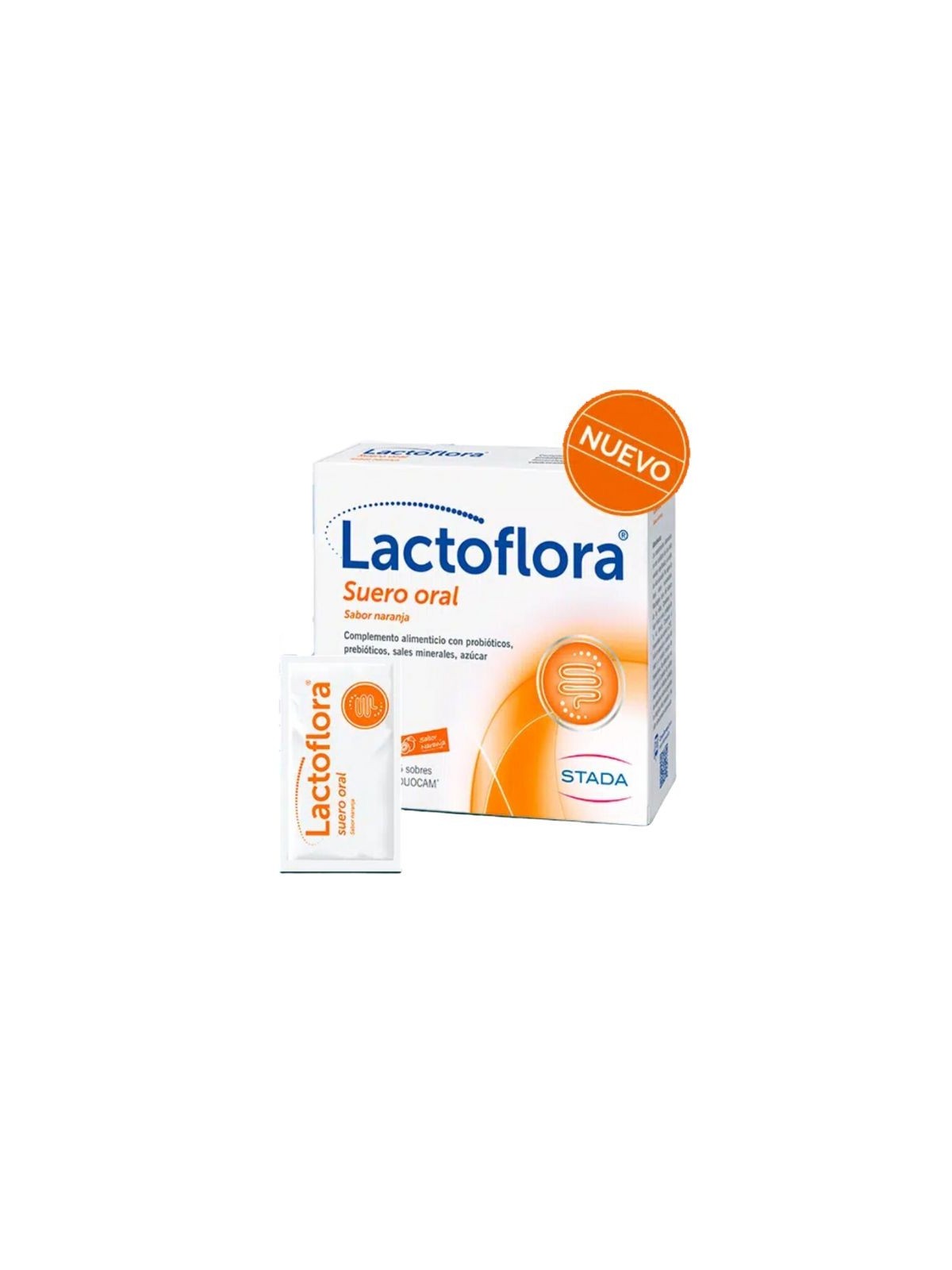 Lactoflora suero oral 6 sobres duocam 6,58g - sabor naranja