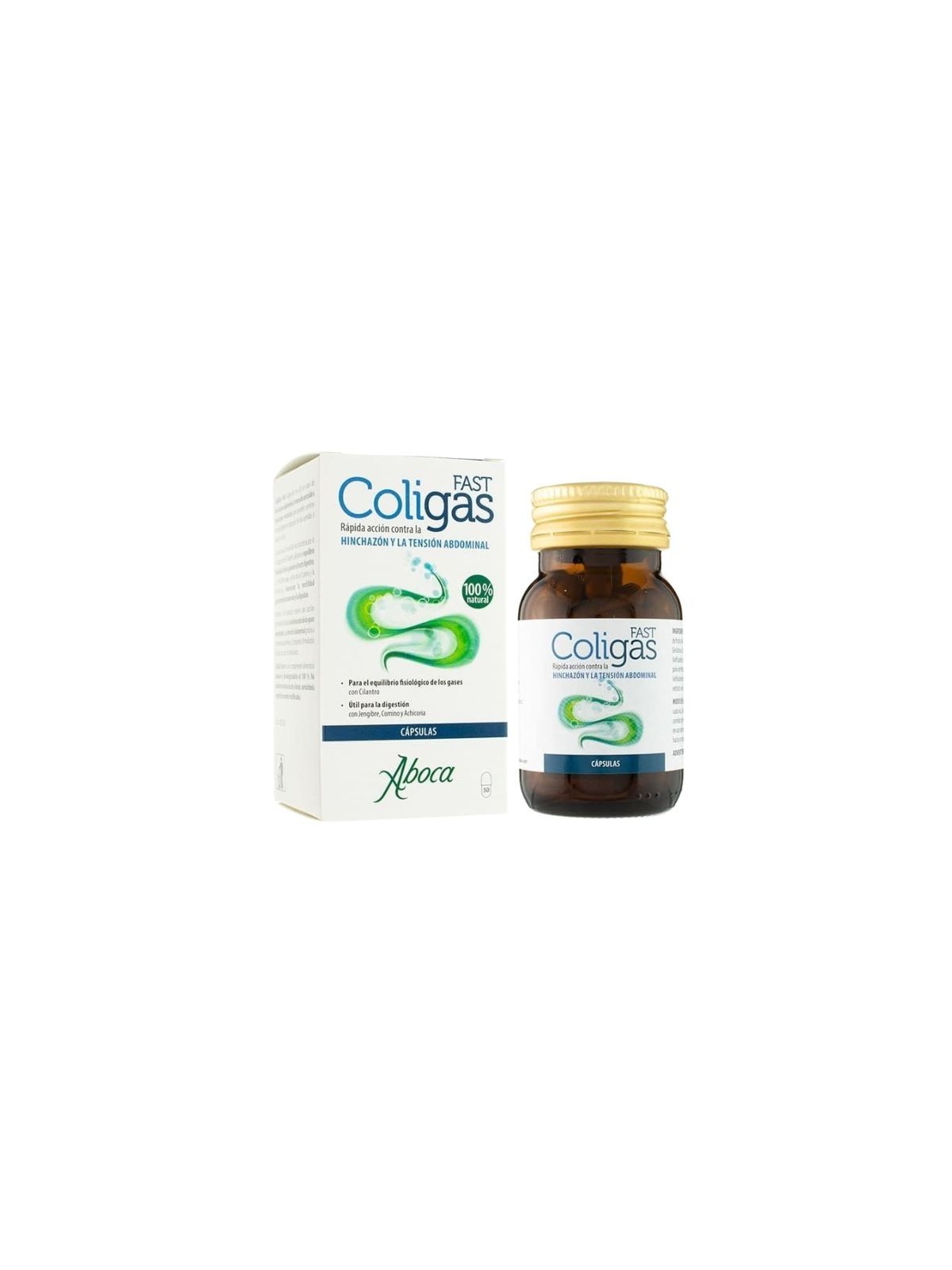 Coligas fast cápsulas 50 caps.