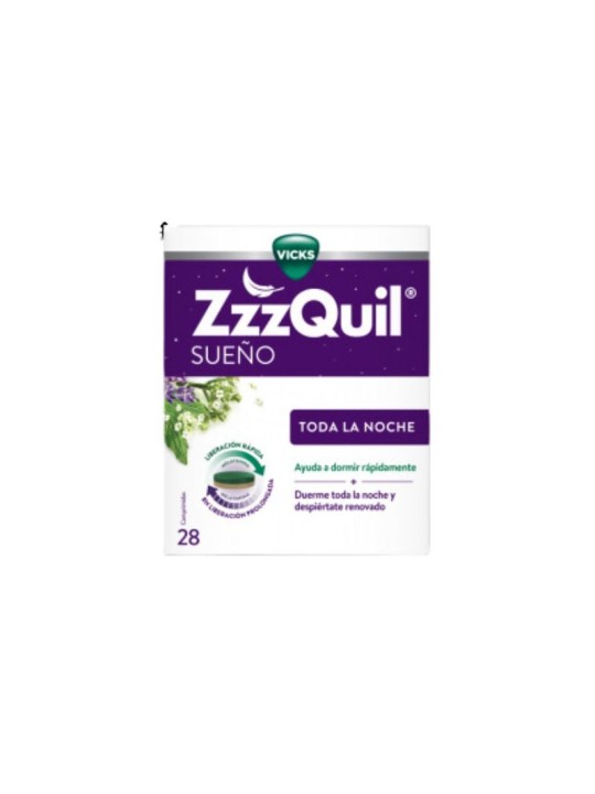 ZZZQUIL sueño toda la noche 28 comprimidos