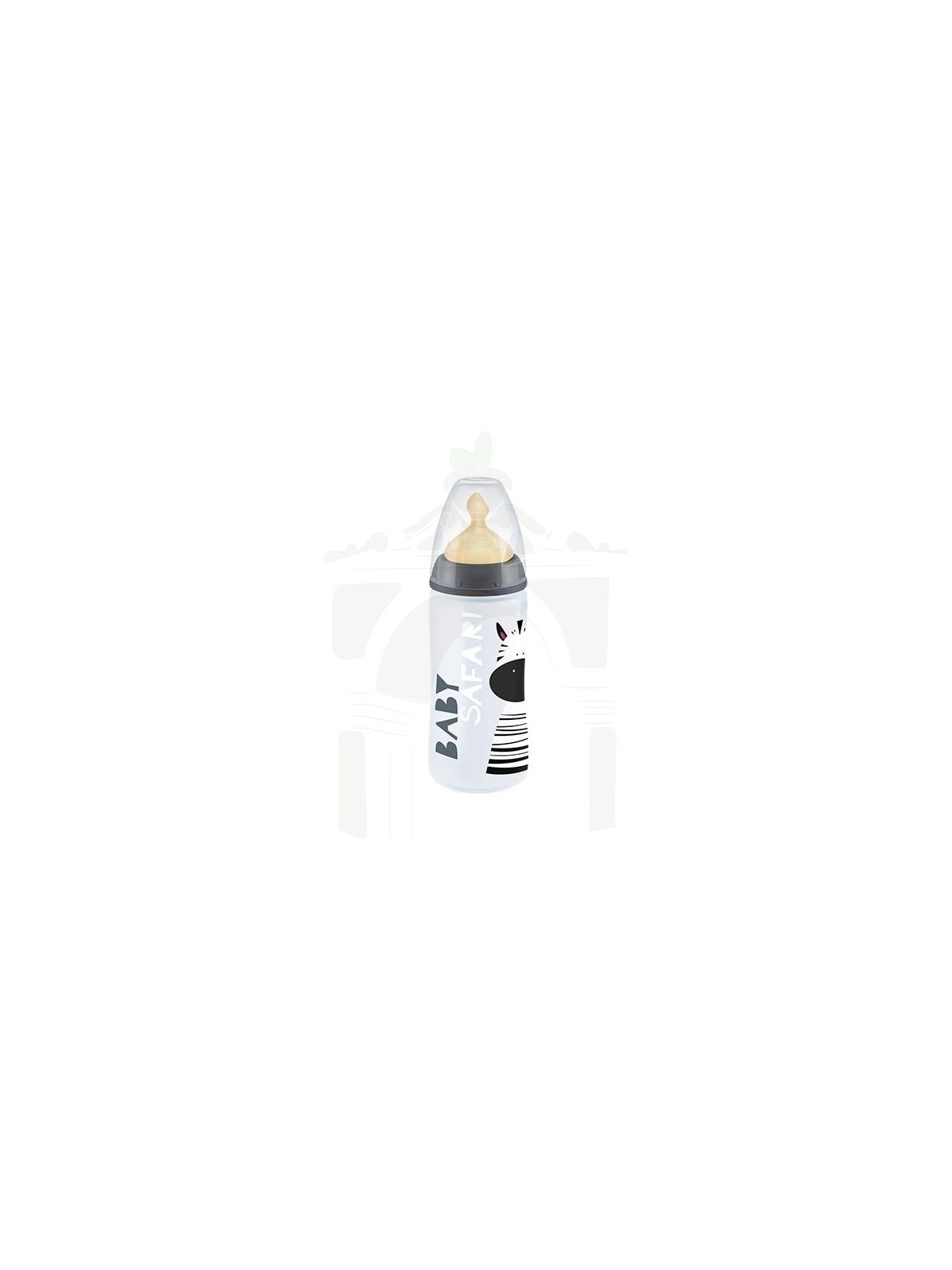 Biberon fc + pp latex nuk baby 1 unidad safari 0-6 m 300 ml