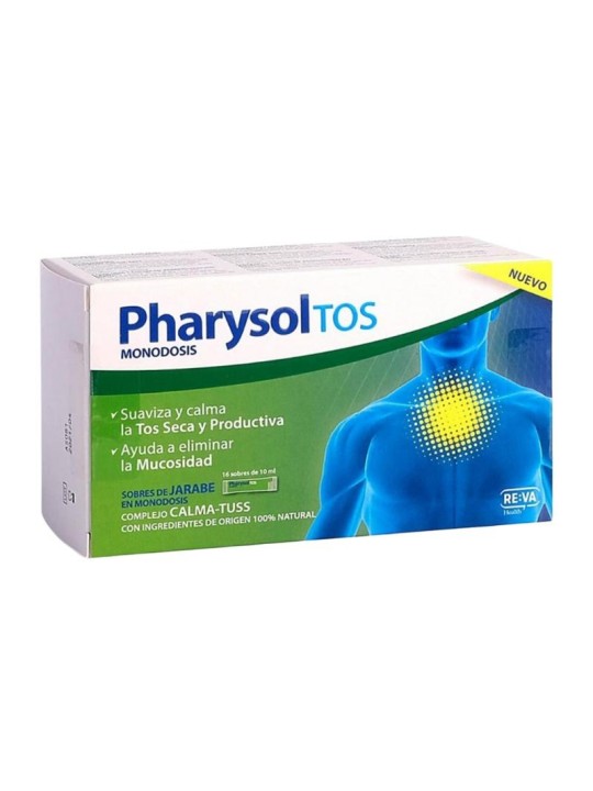 Pharysol tos monodosis 16 sobres 10ml