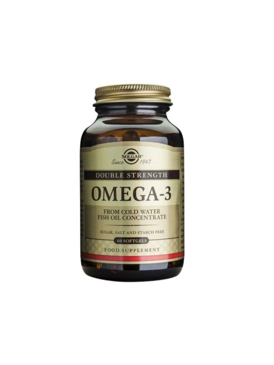 Solgar omega 3 alta concentración 60 cápsulas blandas