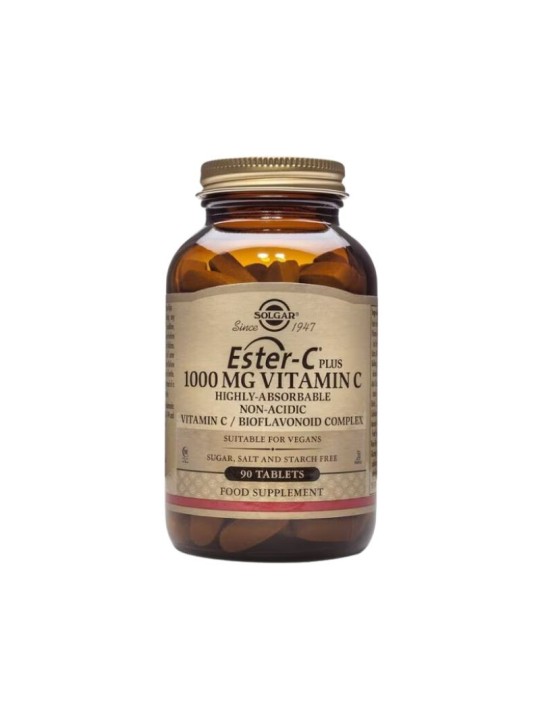 Solgar ester C plus 1000mg vitamina c 90 comprimidos
