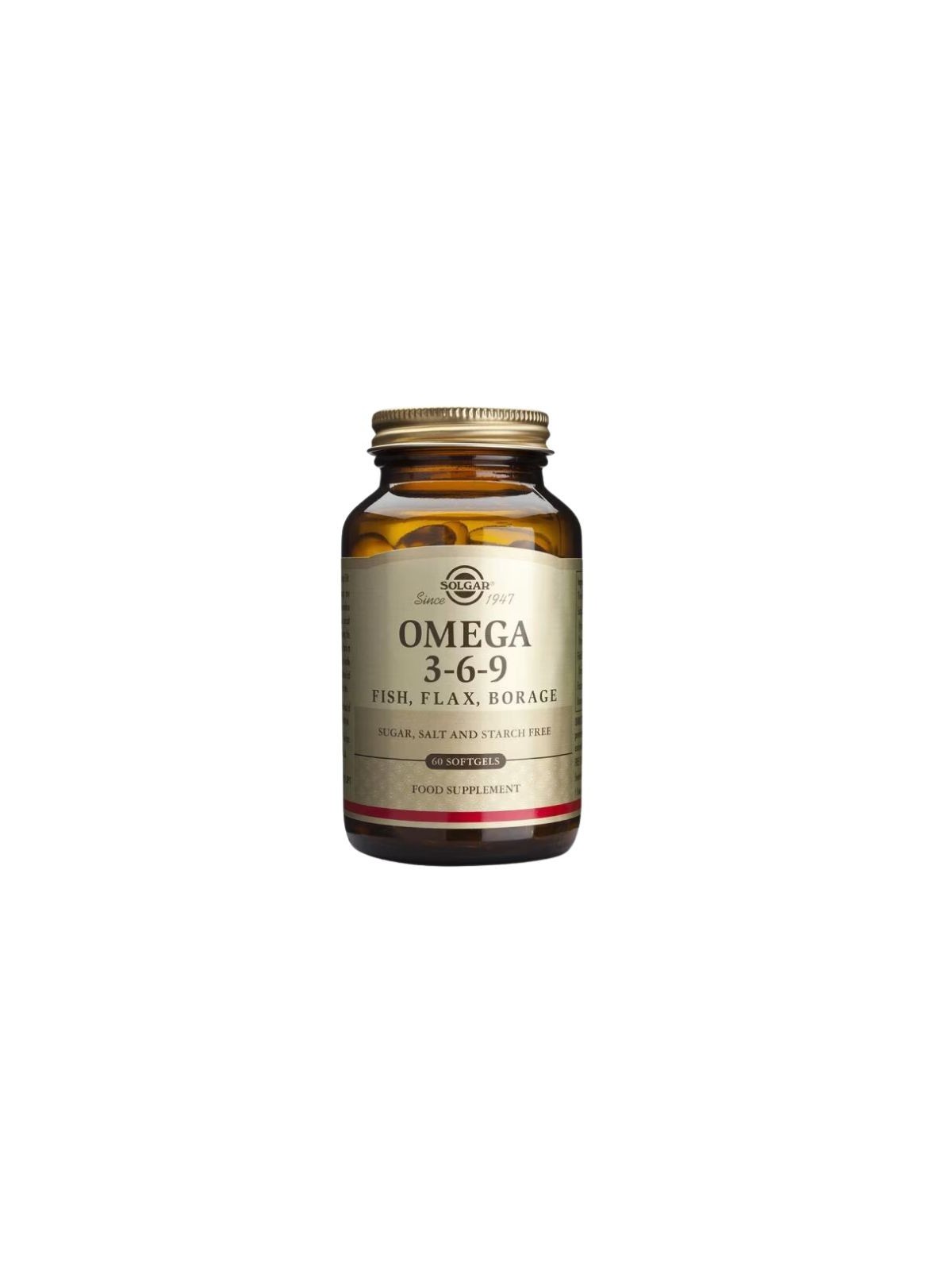 Solgar omega 3-6-9 aceites de pescado, lino y borraja 60 cápsulas blandas