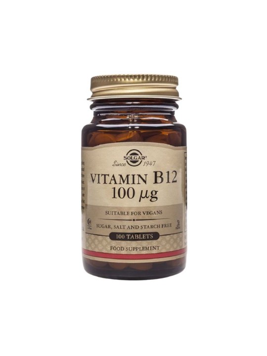 Solgar vitamina B12 100 microgramos 100 comprimidos