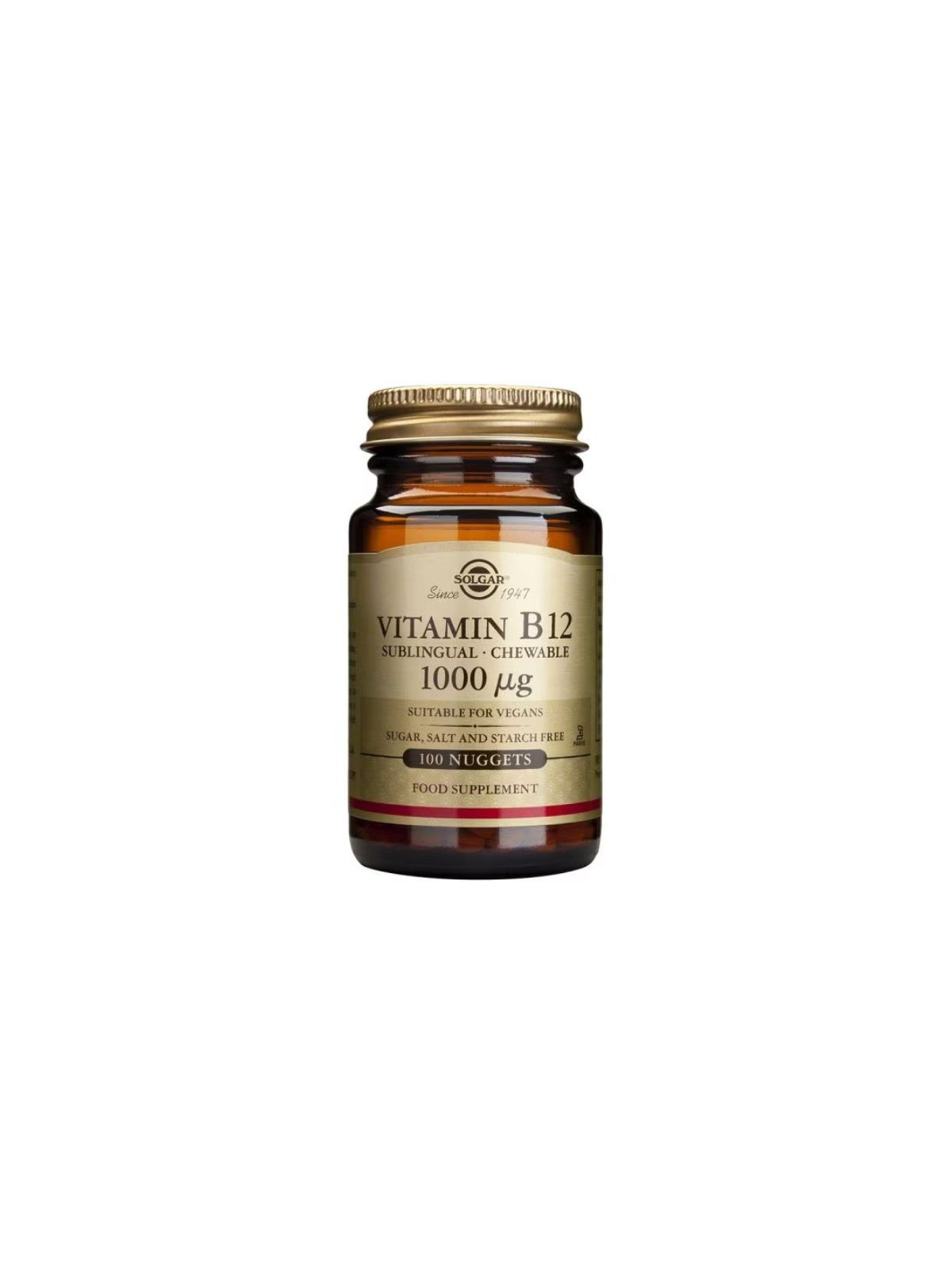 Solgar vitamina B12 1000 microgramos 100 comprimidos