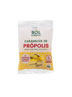 Sol natural caramelos de própolis 50g