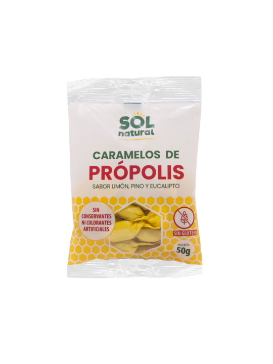 Sol natural caramelos de própolis 50g