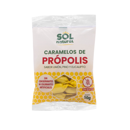 Sol natural caramelos de própolis 50g