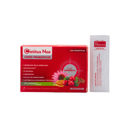 Cistitus nox forte probióticos 10 sobres bicamara