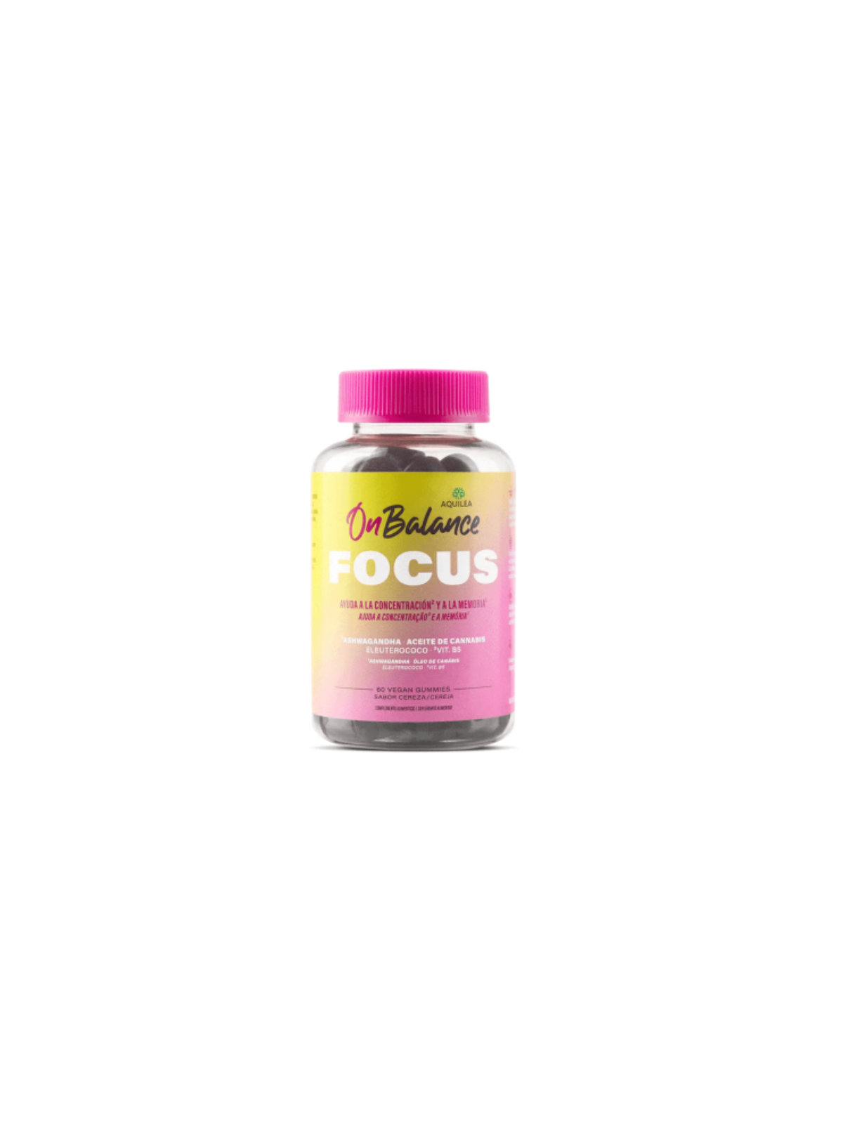 Aquilea onbalance focus 60 gominolas sabor cereza
