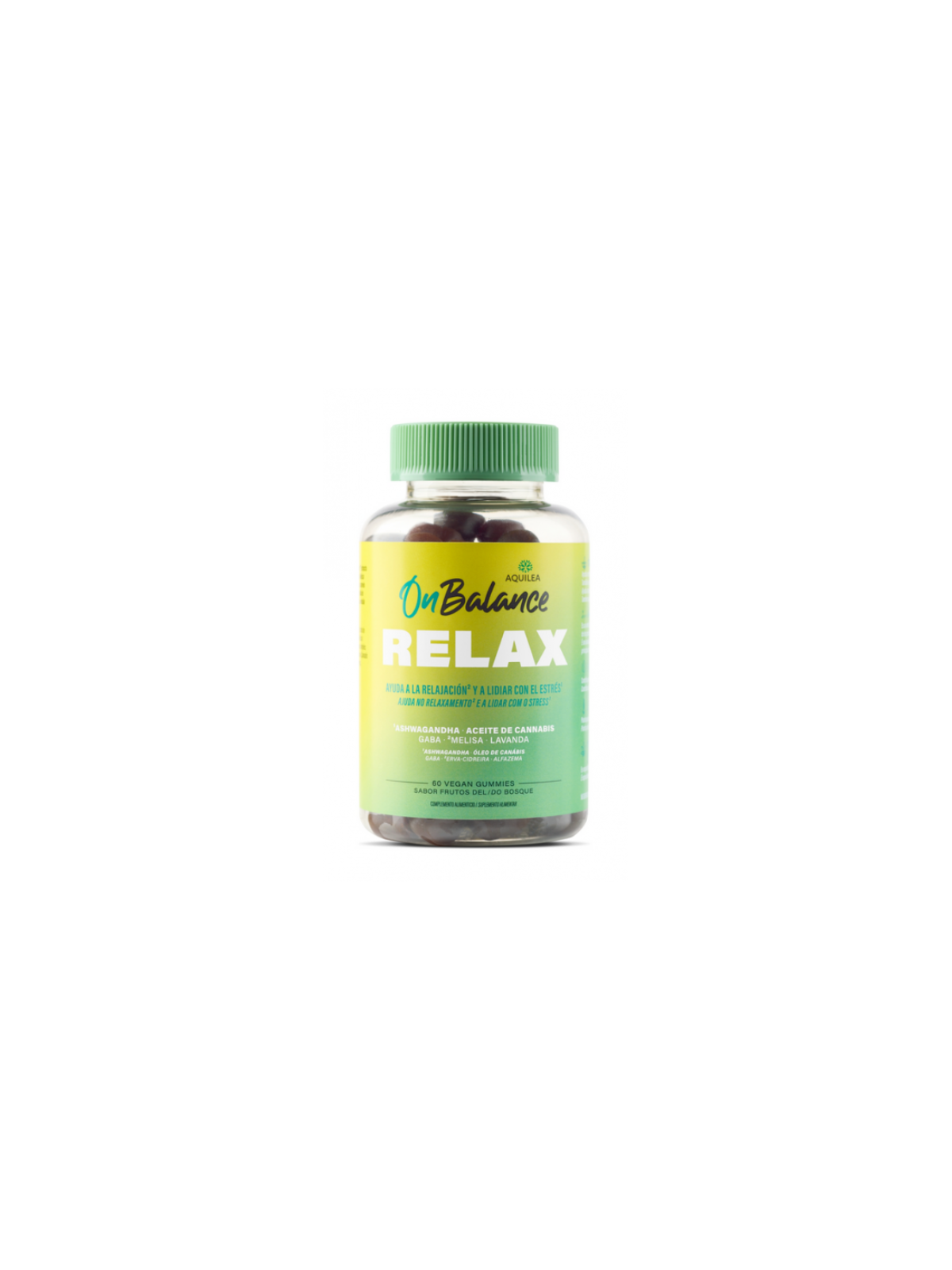Aquilea onbalance relax 60 gominolas sabor frutos del bosque