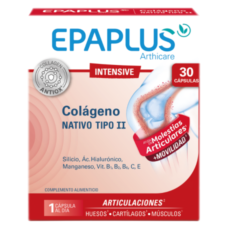 Epaplus arthicare intensive colágeno nativo tipo II 30 cápsulas