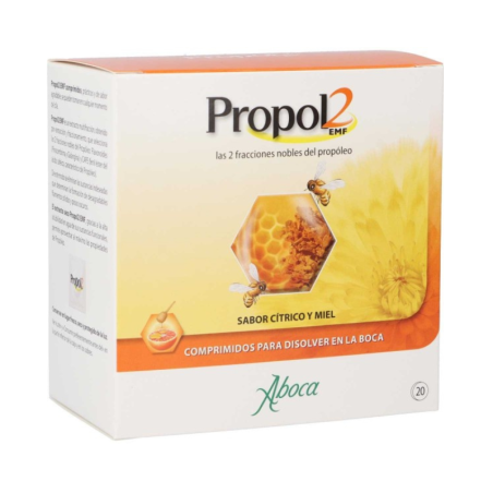 Aboca propol 2 EMF 20 comprimidos bucodispersables sabor cítrico y miel