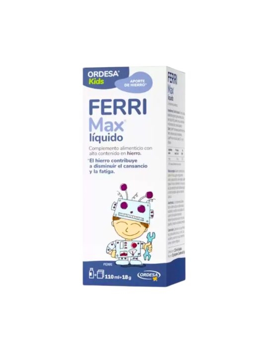 Ferrimax líqudo 1 frasco 110 ml + 2 sobres 9g