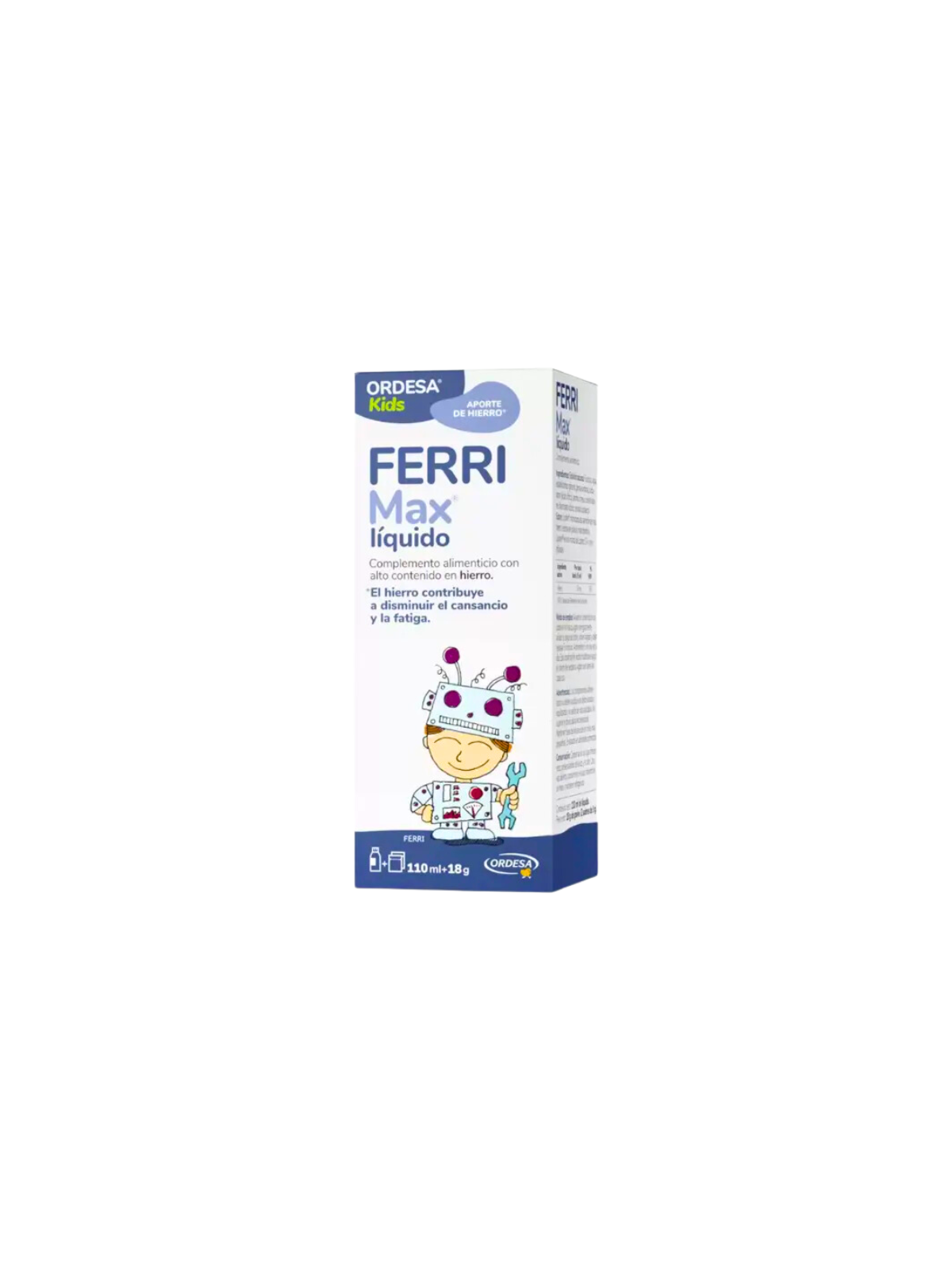 Ferrimax líqudo 1 frasco 110 ml + 2 sobres 9g