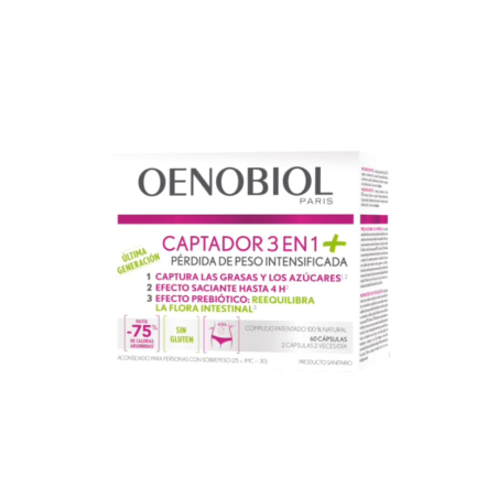 Oenobiol captador 3 en 1+ 60 cápsulas