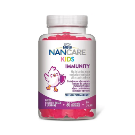Nancare kids inmunidad 30 gominolas sabor a frutas del bosque y frambeusa