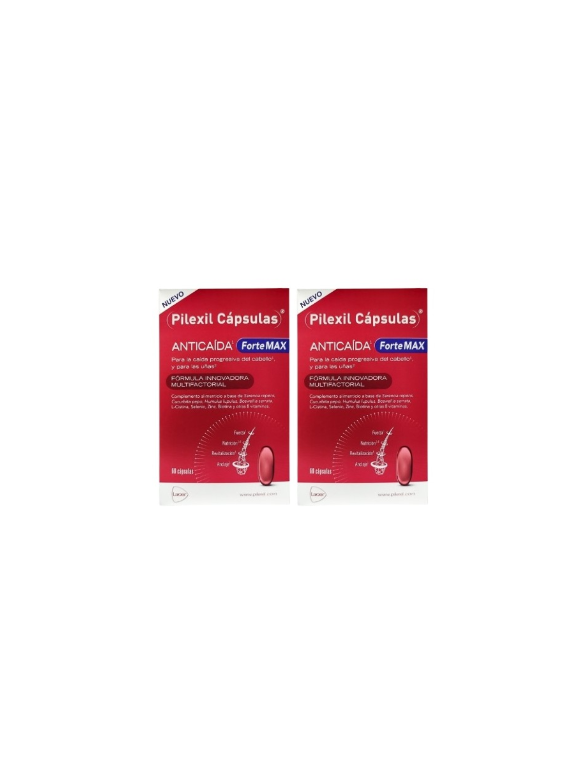 Pilexil anticaída forte duplo 60 + 60