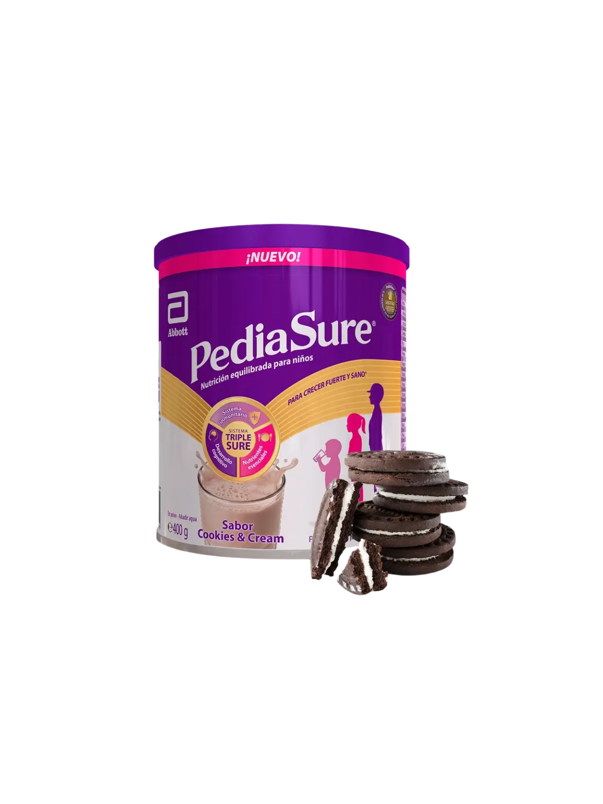 Pediasure polvo sabor cookies & cream 400g