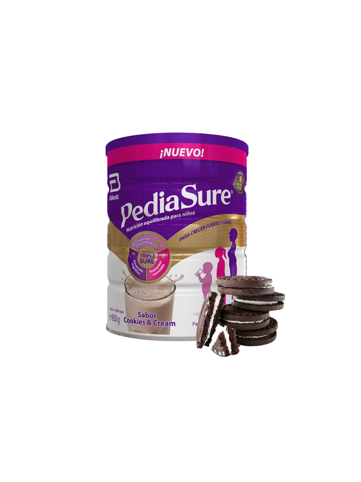Pediasure polvo sabor cookies & cream 850g