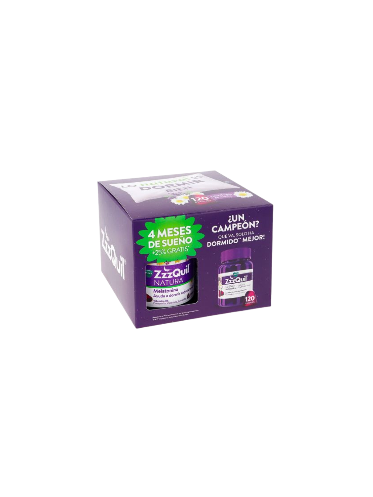 Zzzquil sueño melatonina pack 120 gummies