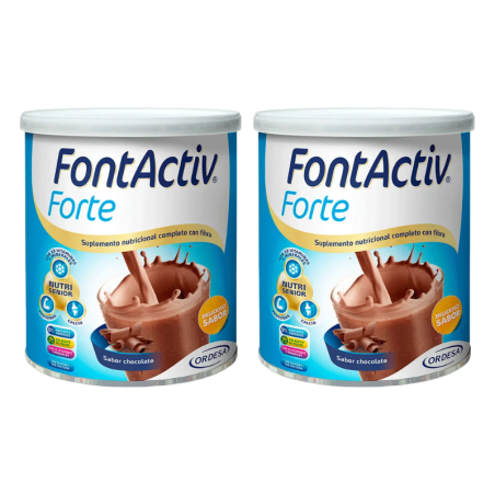 Fontactiv forte 2 latas 800g sabor chocolate pack descuento