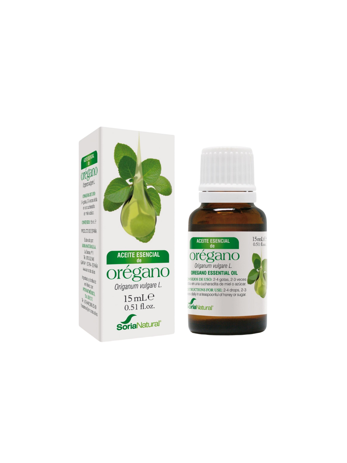 Soria Natural aceite esencial de orégano 15ml