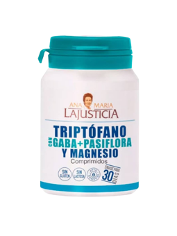 LaJusticia triptófano con gaba + pasiflora y magnesio 60 comprimidos