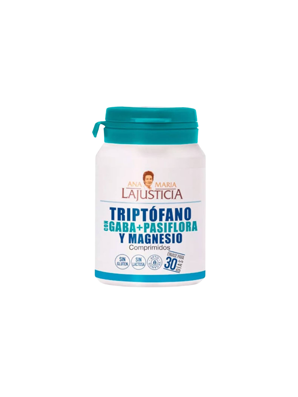 LaJusticia triptófano con gaba + pasiflora y magnesio 60 comprimidos
