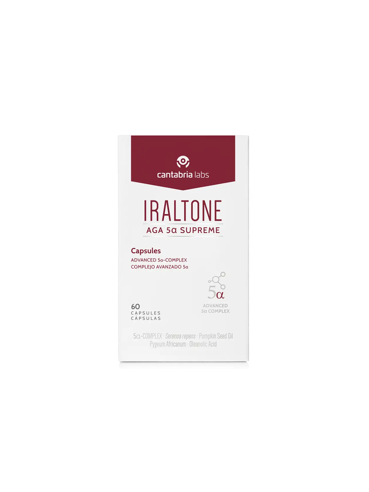Iraltone aga 5alfa supreme 60cápsulas