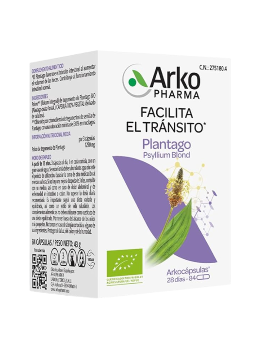 Arkocapsulas plantago bio 84 capsulas