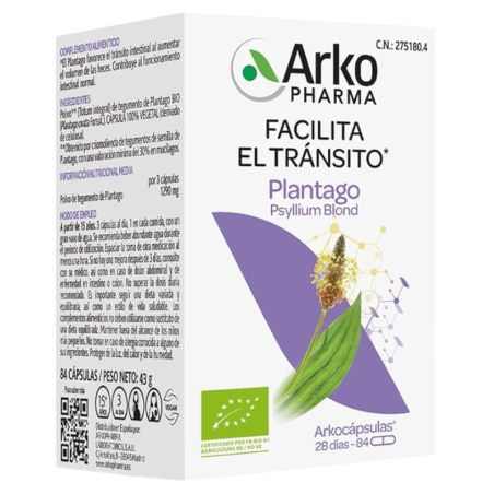 Arkocapsulas plantago bio 84 capsulas