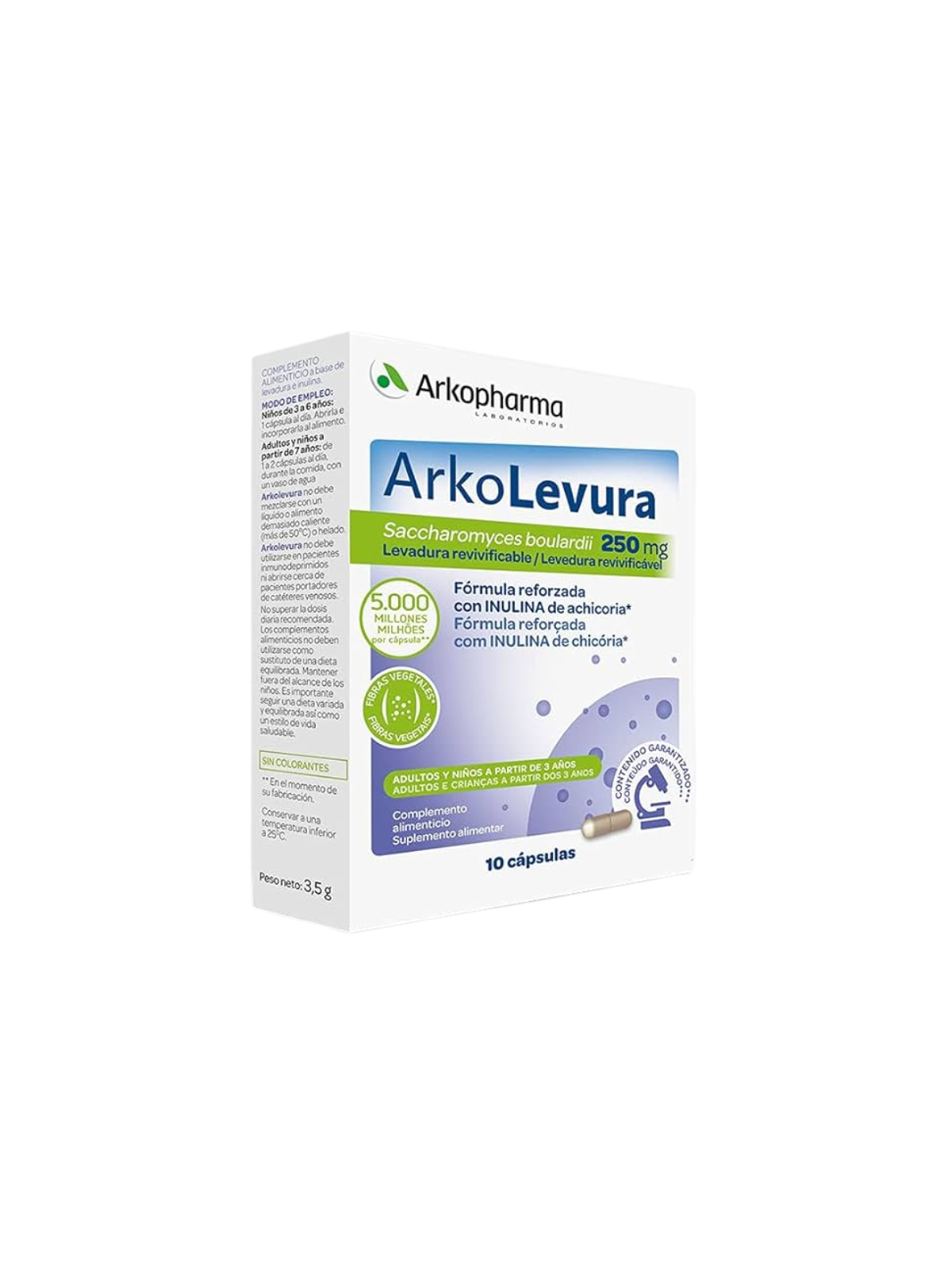 Arkolevura saccharomyces boulardii 250mg 10 caps