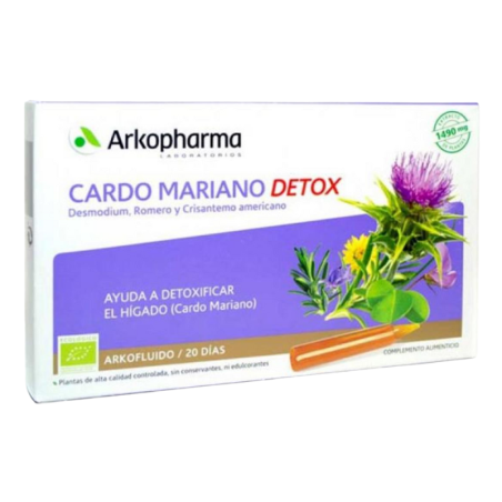 Arkofluido cardo mariano 20 unidades