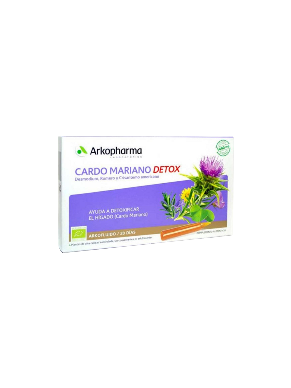 Arkofluido cardo mariano 20 unidades