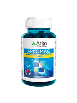 Arkomag magnesio B6 45 gummies sabor fresa