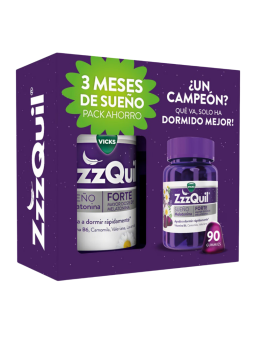 ZZZquil sueño forte 90 gummies sabor frutos del bosque pack