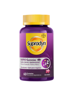 Supradyn sueño gummies sabor arándano 60 uds