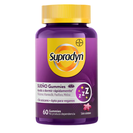 Supradyn sueño gummies sabor arándano 60 uds