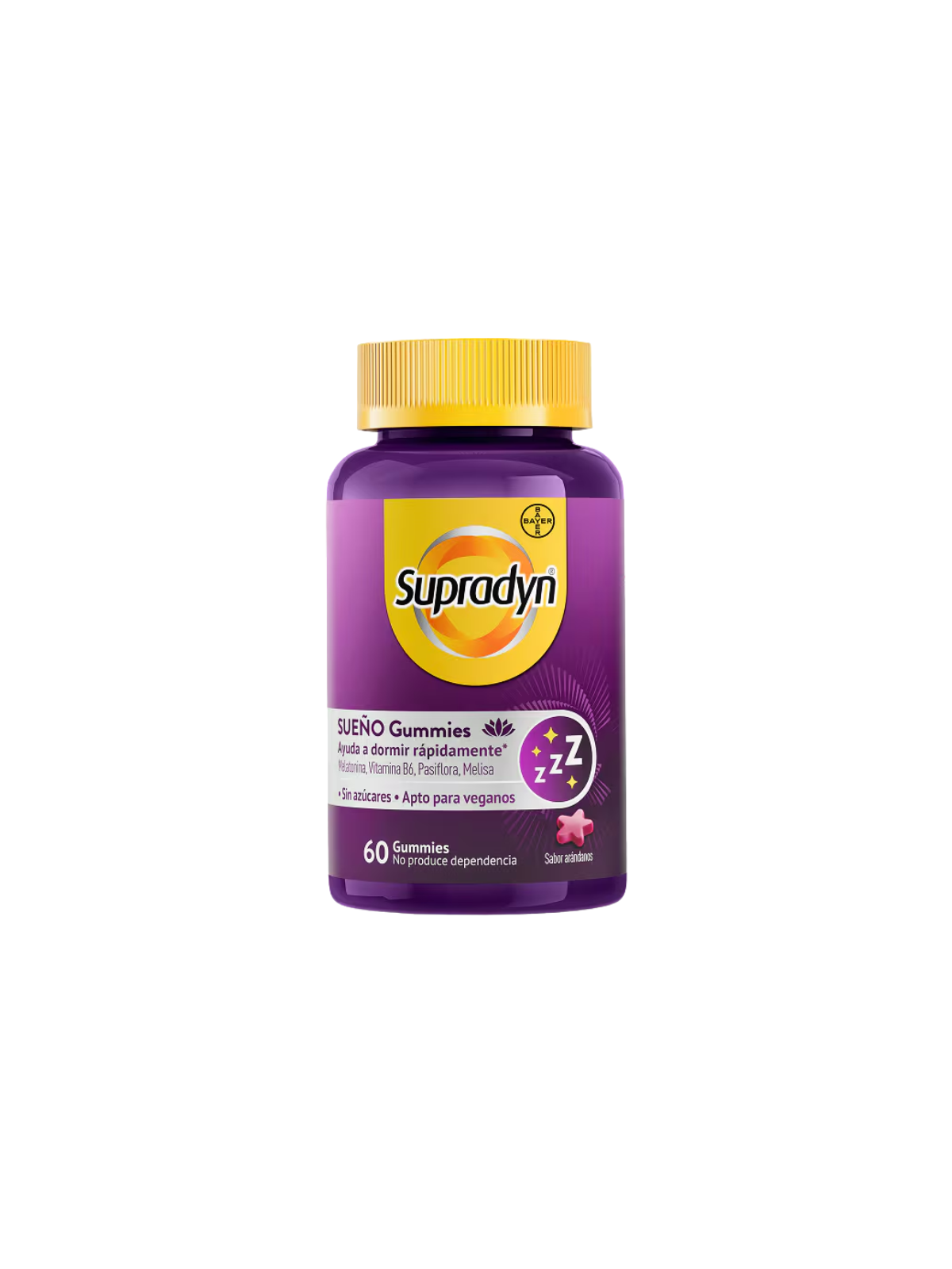 Supradyn sueño gummies sabor arándano 60 uds