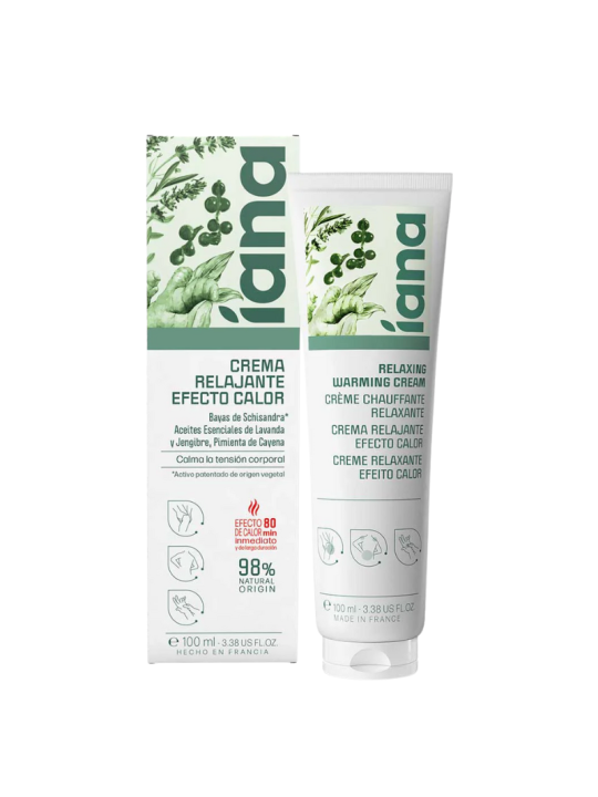Iana crema relajante efecto calor tubo 100ml