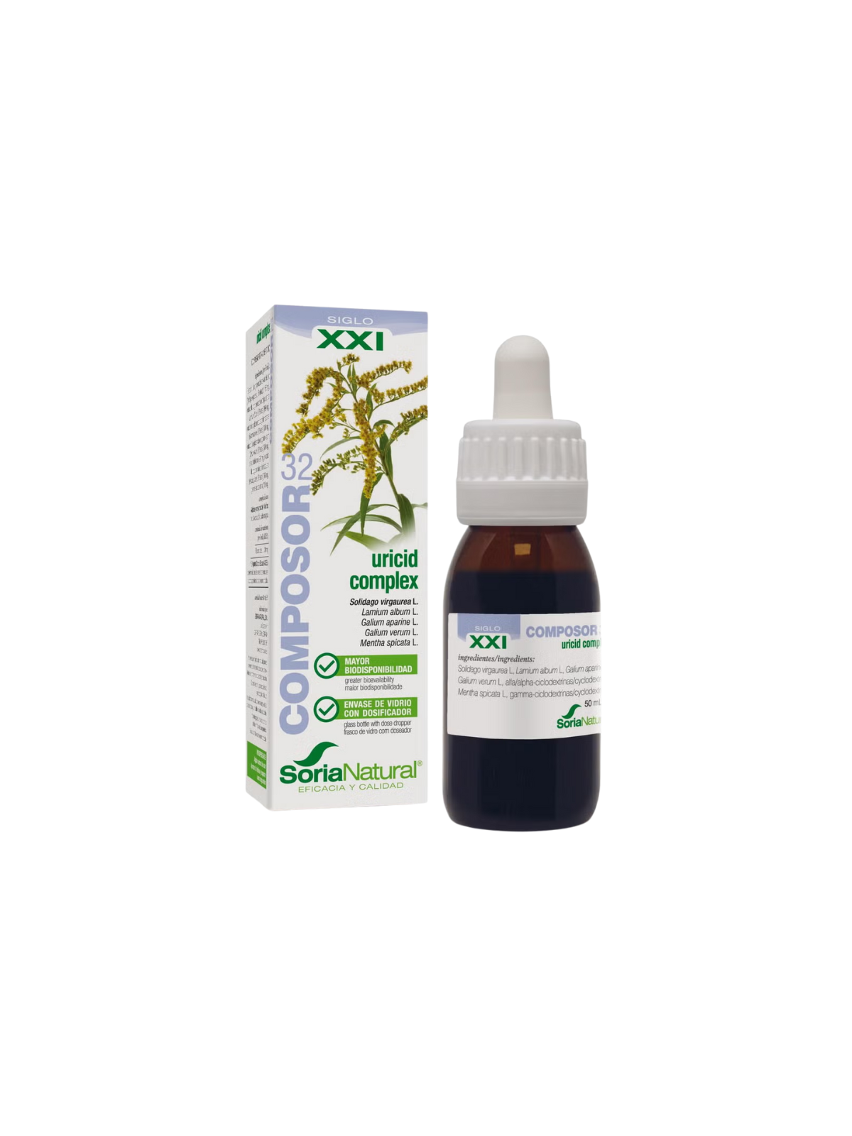 Soria natural composor 32 uricid complex 50ml
