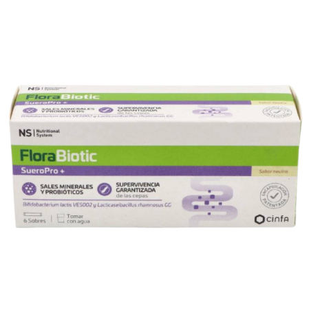 NS FLORABIOTIC SUEROPRO+ 6 SOBRES 5,135 G SABOR NEUTRO