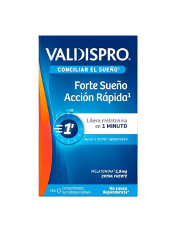 Valdispro forte acción rápida 40 comprimidos bucodispersables