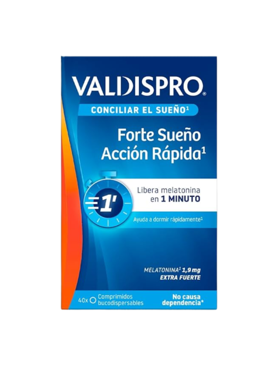Valdispro forte acción rápida 40 comprimidos bucodispersables