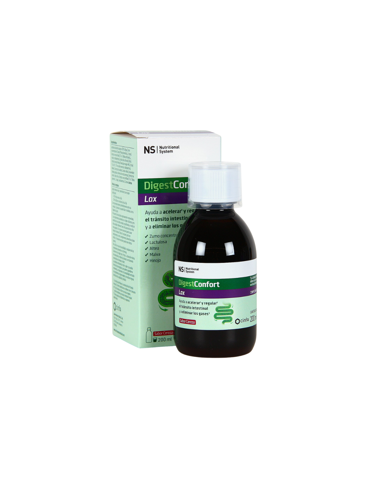 NS digestconfort lax 200 ml sabor cereza