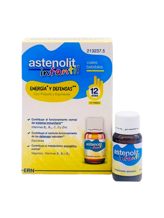 Astenolit infantil 12 viales 10 ml
