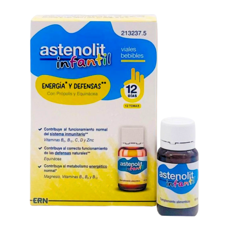 Astenolit infantil 12 viales 10 ml