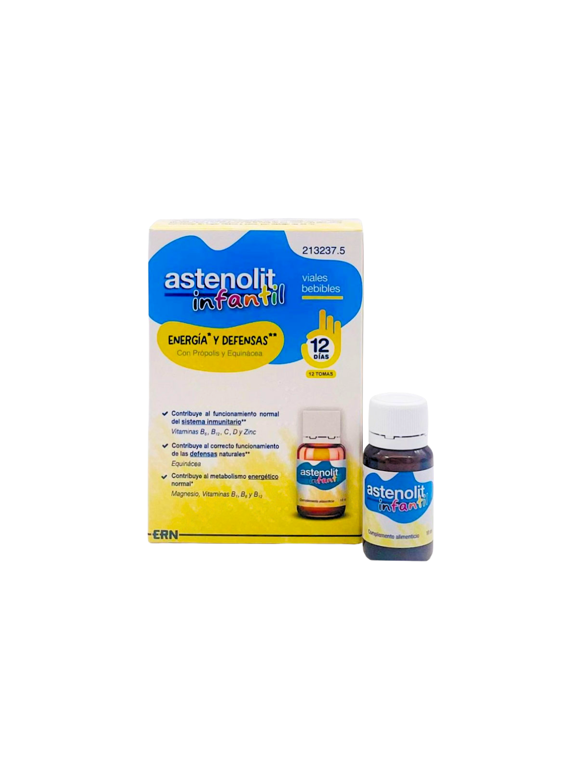 Astenolit infantil 12 viales 10 ml